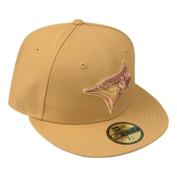 New Era 59Fifty justerad keps - Toronto Blue Jays - Panama Tan - Brun - Vit - Herr - Sportkläder
