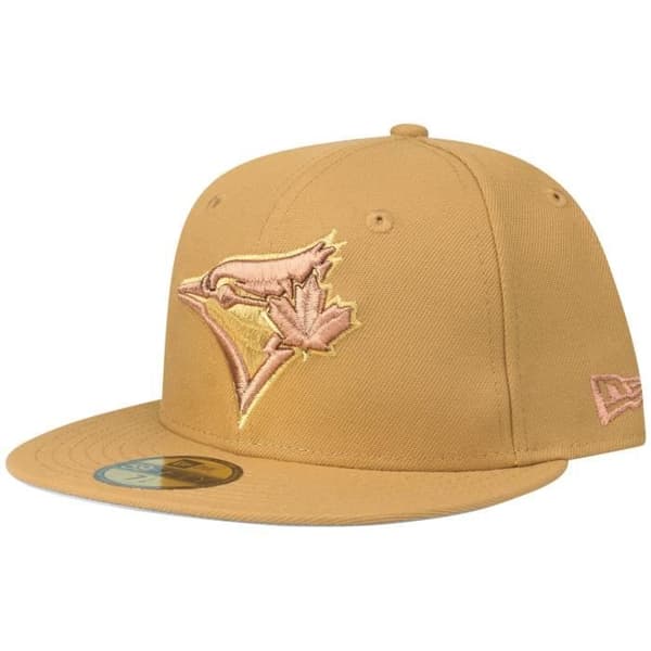 New Era 59Fifty justerad keps - Toronto Blue Jays - Panama Tan - Brun - Vit - Herr - Sportkläder