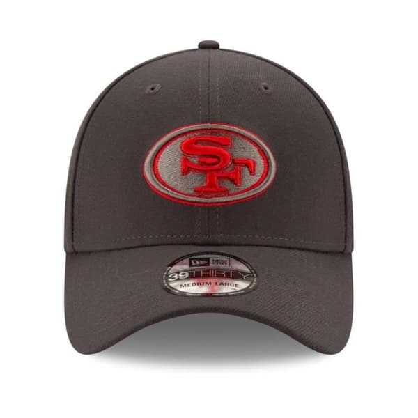 Casquette New Era 39Thirty Flexfit - San Francisco 49ers - Kolgrå - Herr