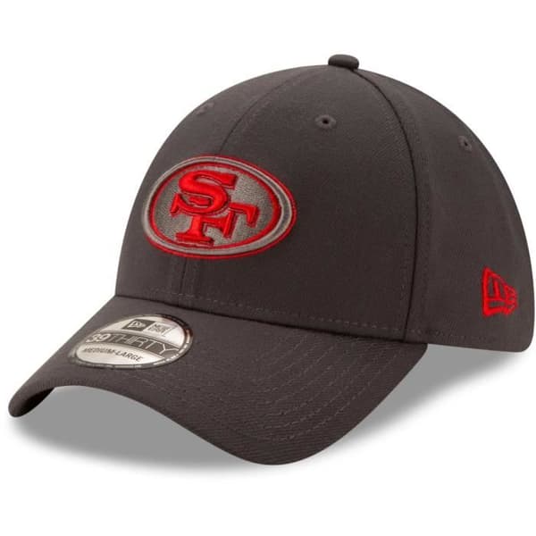 Casquette New Era 39Thirty Flexfit - San Francisco 49ers - Kolgrå - Herr