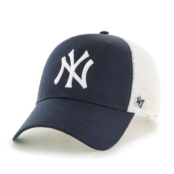 47 Brand MLB New York Yankees Branson Barnkeps B-BRANS17CTP-NY-KID, för en pojke, Marinblå, kepsar