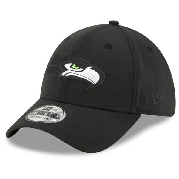New Era 39Thirty Stretch-Fit NFL-keps - ELEMENTS 2.0 svart