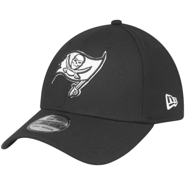 Casque 39THIRTY - New Era - NFL Tampa Bay Buccaneers - Broderad logotyp - Stretch Fit - 95% bomull