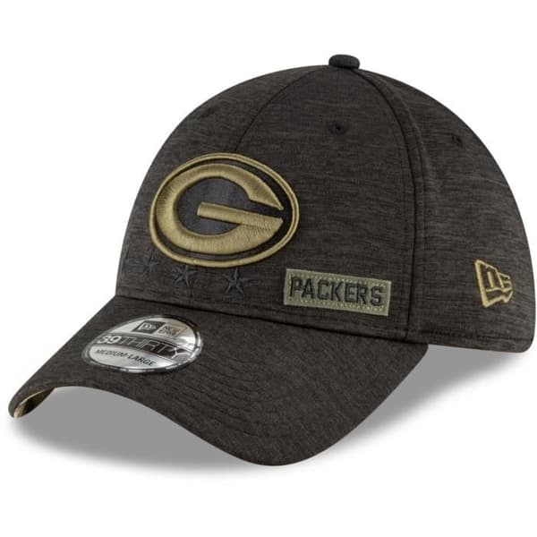 Casquette New Era 39Thirty - NFL Team Salute to Service 2020 - Grön Bay Packers - Man - Höst / Vinter