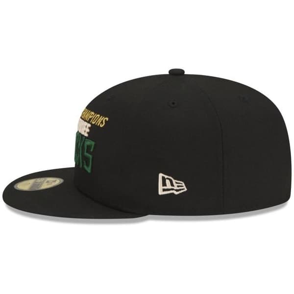 Casquette New Era 59Fifty - Milwaukee Bucks NBA Champions - Svart - Herr
