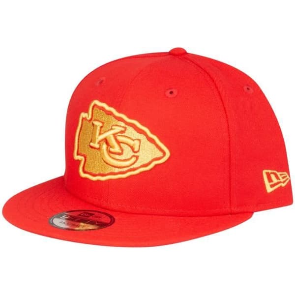 Casquette Snapback New Era 9Fifty - Kansas City Chiefs röd och gul - Sportkläder