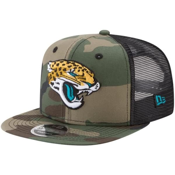 Casque 9FIFTY - New Era - Jacksonville Jaguars - Trucker Mesh - En storlek - Grön
