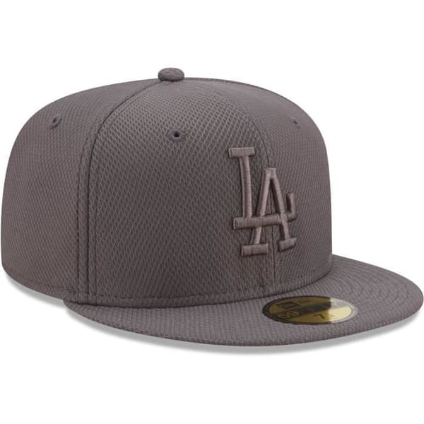 Casquet New Era 59Fifty - DIAMOND Los Angeles Dodgers - Kolgrå - Vit - Herr - Sportkläder