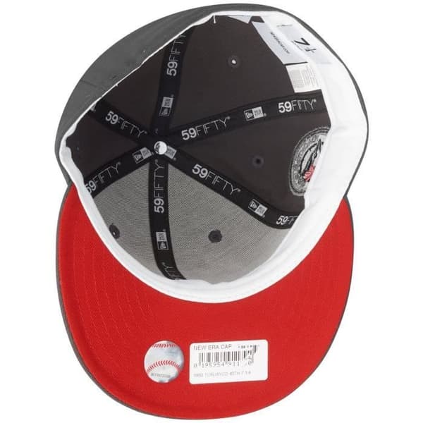 Casquette MLB Toronto Blue Jays 40-år - NEW ERA - 59Fifty - Kolgrå - Vit - Herr