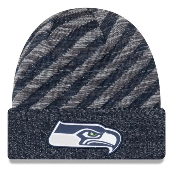 Vintermössa - New Era - NFL Sideline 2018 - Seattle Seahawks - Fleecefoder - 100% akryl