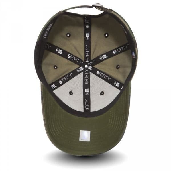 Casque NBA Chicago Bulls New Era Camo 9forty blekt svart