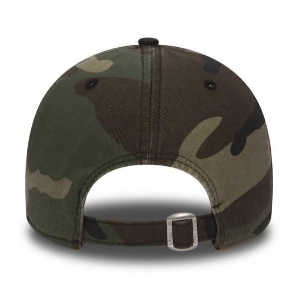 Casque NBA Chicago Bulls New Era Camo 9forty blekt svart