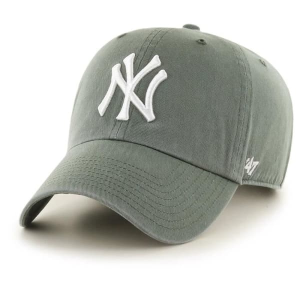 47 Brand Justerbar Kappa - CLEAN UP New York Yankees moss