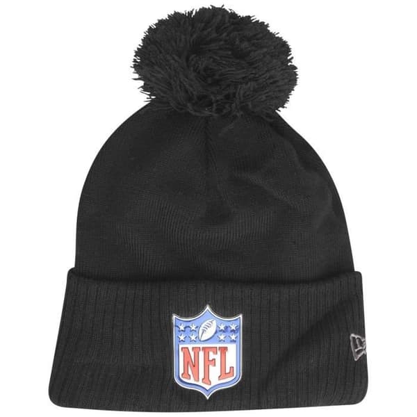 Vintermössa i fleece New Era - NFL Shield svart
