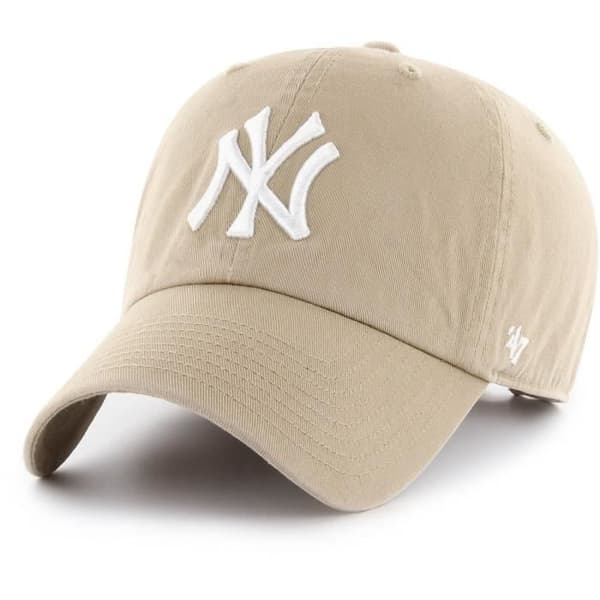 47 Brand Justerbar Kappa - CLEAN UP New York Yankees beige