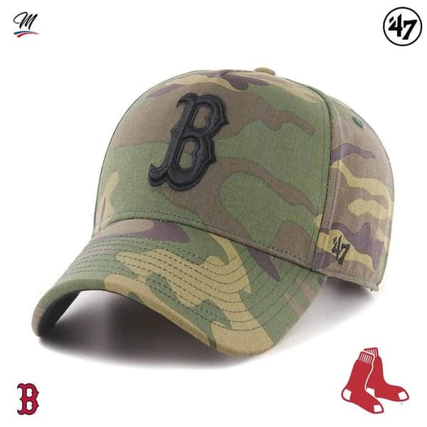 47 MLB Boston Red Sox Grove MVP DT Snapback Cap - Camo