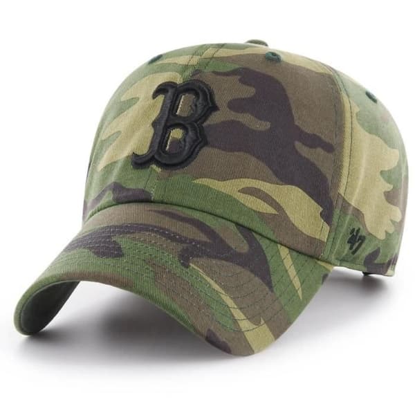 Justerbar keps - 47 Brand - Boston Red Sox - Trä camo - 100% bomull - Avslappnad stil