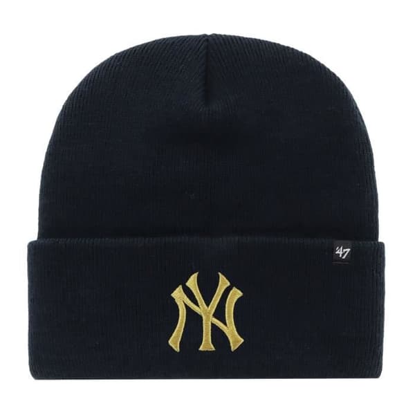 Bonnet i stickat 47 Brand - HAYMAKER Metallic NY Yankees marinblå - Herr
