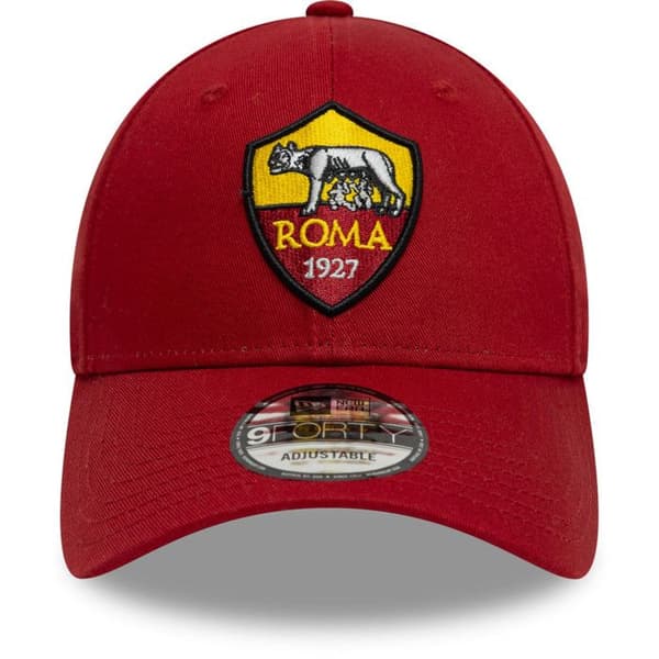 Casque - New Era - 9FORTY AS Roma - Röd - Bomull - Unisex