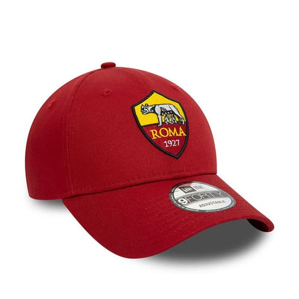 Casque - New Era - 9FORTY AS Roma - Röd - Bomull - Unisex