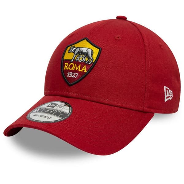 Casque - New Era - 9FORTY AS Roma - Röd - Bomull - Unisex
