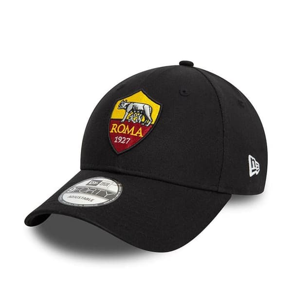 Casque 9FORTY - New Era - AS Roma - Svart - Bomull - Unisex