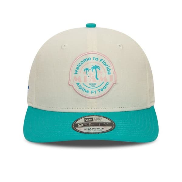 Keps - New Era - Alpine F1 - Special Edition Miami GP - Vit - Grön - Bomull