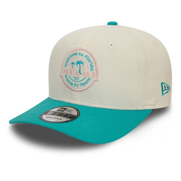 Keps - New Era - Alpine F1 - Special Edition Miami GP - Vit - Grön - Bomull