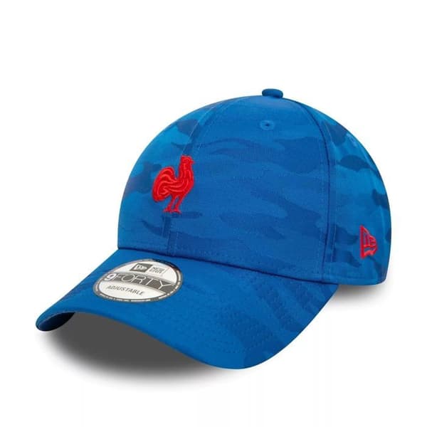 Casquet Fédération Française de Rugby New Era 9Forty Tonal Camo Fédération Française de Rugby One Size Blå