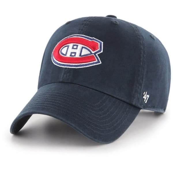 47 Brand Justerbar Keps - CLEAN UP Montreal Canadiens marinblå