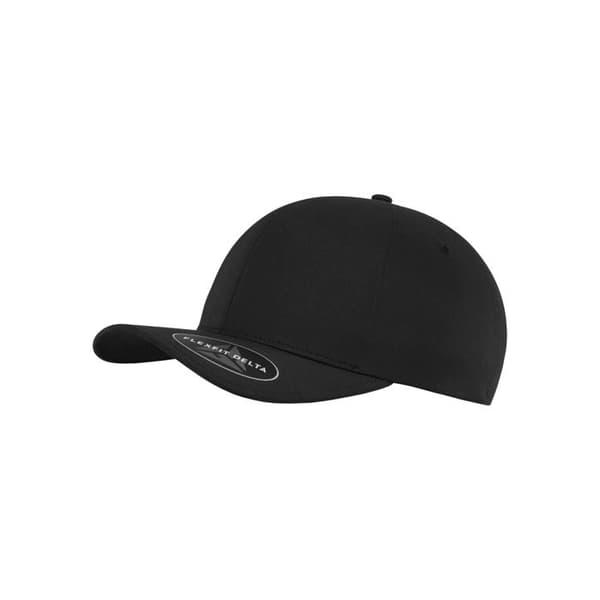 Keps - Flexfit - Delta - Svart - Vuxen - Avslappnad