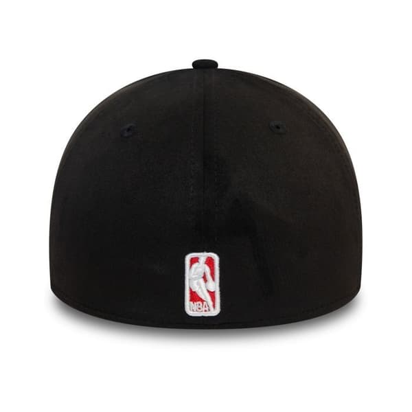 Basebollkeps - New Era - Chicago Bulls 39Thirty - Svart/Röd - Högkvalitativt tyg - Unisex