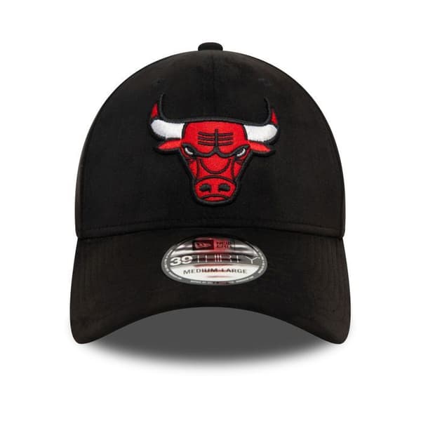 Basebollkeps - New Era - Chicago Bulls 39Thirty - Svart/Röd - Högkvalitativt tyg - Unisex