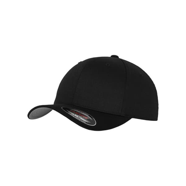Keps - Flexfit - Wooly Combed - Svart - Silver - Sportkläder