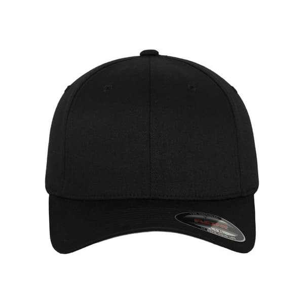 Keps - Flexfit - Wooly Combed - Svart - Unisex - Sportkläder