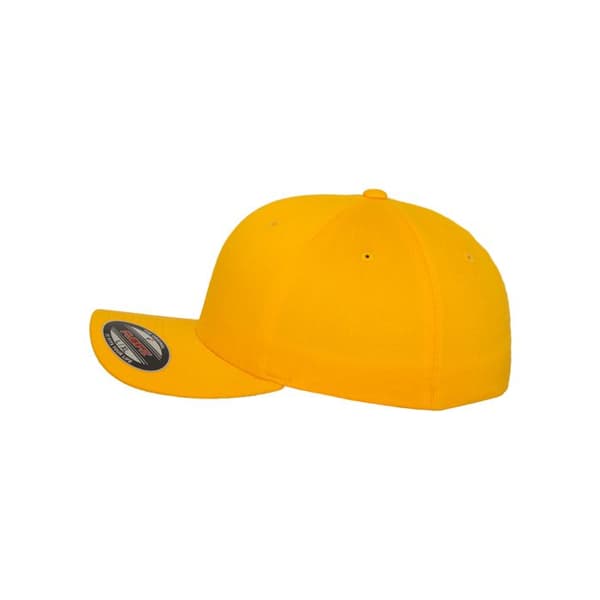 Casque - Flexfit - Ullkammad - Svart - Guld - Sportkläder