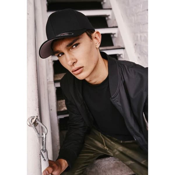 Keps - Flexfit - Ullkammad - Mörkbrun - Unisex - Sportkläder