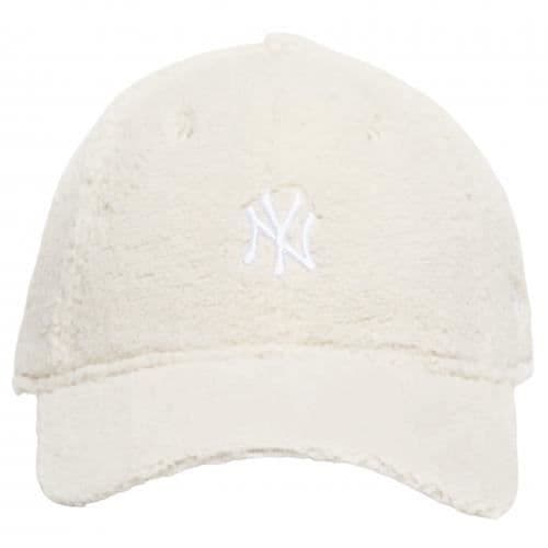 Keps Dam - NEW ERA - Fårskinn - Yankees Brodyr - Vit/Svart
