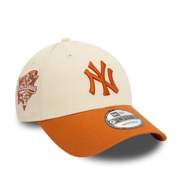 Keps - NEW ERA - New York Yankees - World Series-märke - 9Forty - Orange-Svart