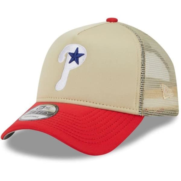 Casquette Trucker New Era 9Forty Snapback - Philadelphia Phillies - Herr - Vit/Svart