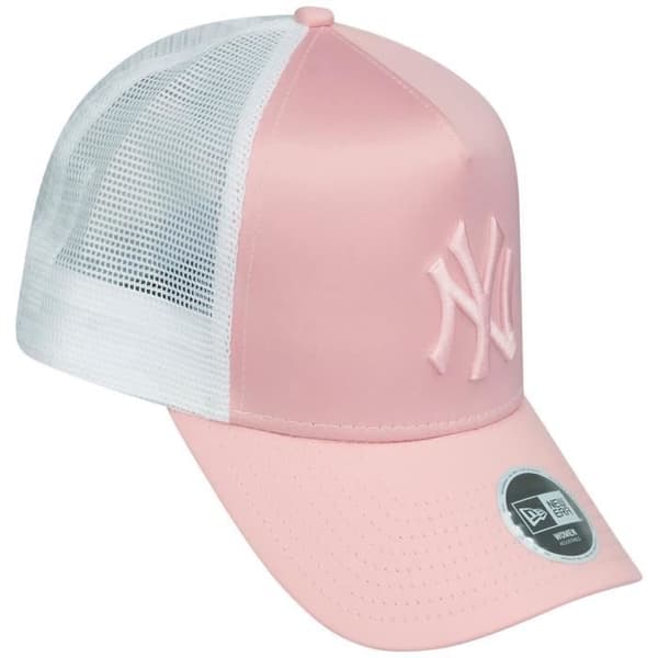Casquette Trucker Dam New Era - SATIN New York Yankees rosa - Vår / Sommar