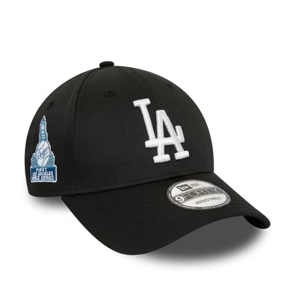 MLB Cap - NEW ERA - Los Angeles Dodgers - World Series Patch - 9Forty - Svart
