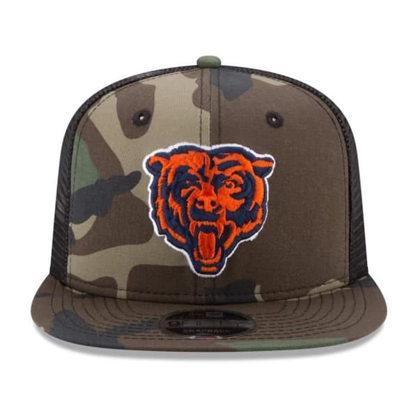 New Era 9Fifty Mesh Snapback-keps Chicago Bears trä kamouflage