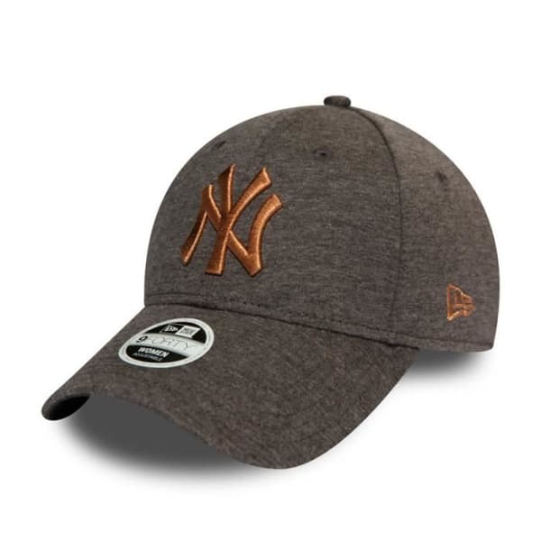 Casquette Femme - New Era - New York Yankees - Grå - Guldig åldrad - 9FORTY