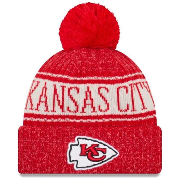 Huvudbonad - New Era - NFL Sideline 2018 - Kansas City Chiefs - Pålindning av fleece - Vinter