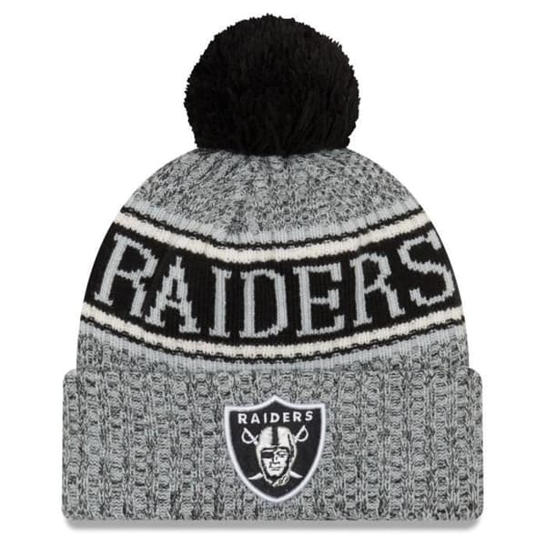 Hatt - New Era - NFL Sideline - Oakland Raiders - Fleecefoder - Vinter - Sportkläder