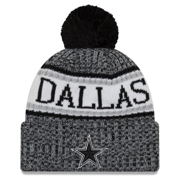 Chapeau - New Era - NFL Sideline 2018 - Dallas Cowboys - Fleecefoder - Vinter - Sportkläder
