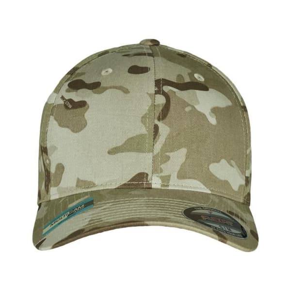 Casquette Flexfit Stretchable Multicam - FLEXFIT - kamouflage - Khaki camo - Vit - Herr - Sportkläder