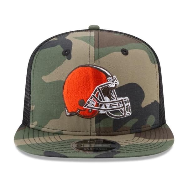 Casquette 9FIFTY - New Era - Cleveland Browns - Wood Camo - Trucker Mesh - One Size