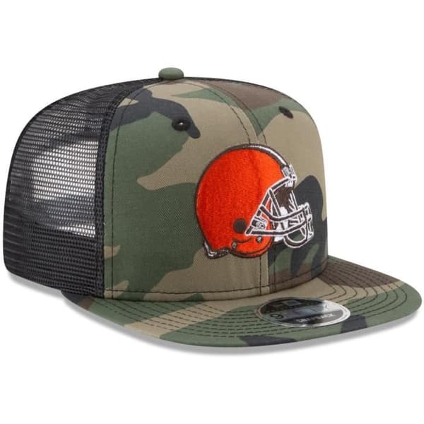 Casquette 9FIFTY - New Era - Cleveland Browns - Wood Camo - Trucker Mesh - One Size